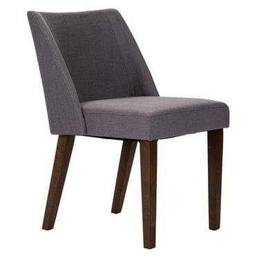 BOWERY HILL Upholstered Dining Side Chair in Cappuccino and Tan Set of 2 BOWERY HILL Upholstered Dining Side Chair in Cappuccino and Tan Set of 2